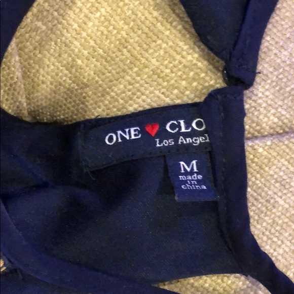 NWOT Navy blue sun dress - Picture 3 of 3